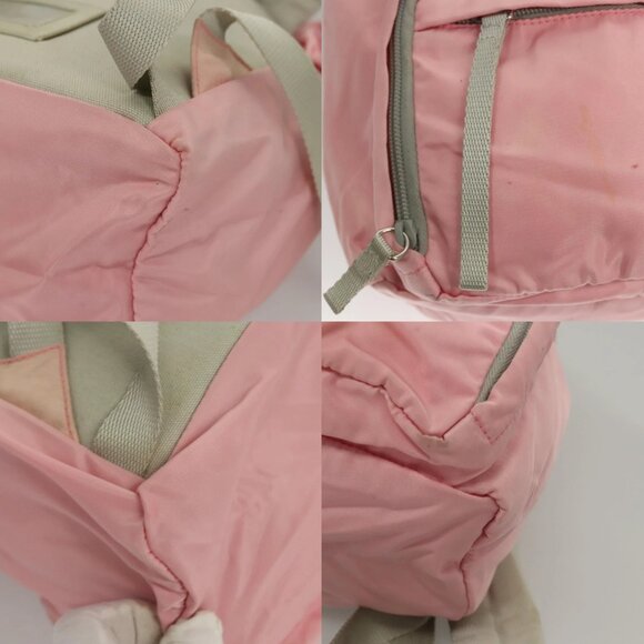 PRADA Backpack Nylon Pink Silver Auth ki5661 - Picture 13 of 15